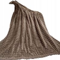 2 x Koc chocolate 200x220 cm mikrofibra ciepły pled narzuta Cotton World