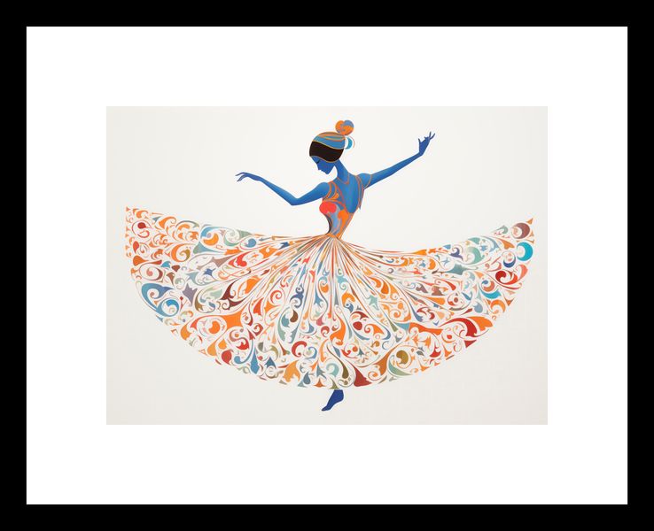 Plakat 18x13cm Wirująca Balerina zdjęcie 3