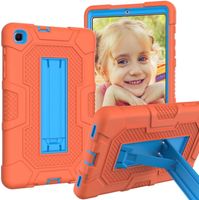 Etui do Samsung Galaxy Tab A 8.0" Pancerne z Podstawką Pomarańczowe