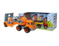 ua pojazd transporter z budowlanymi pojazdami 3930