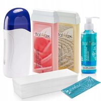 ItalWax 2x WOSK DO DEPILACJI W ROLCE 100ml + PASKI PODGRZEWACZ do wosku