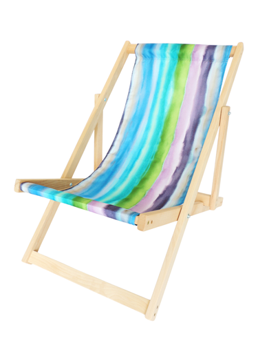 Leżak Plażowy Beż, Leżak Drewniany ,Leżak Ogrodowy na Arena.pl