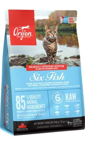 ORIJEN SIX FISH CAT 340 Gram na Arena.pl