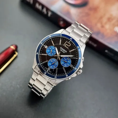 ZEGAREK MĘSKI CASIO MTP-1374D-2AV (zd063c) + BOX na Arena.pl