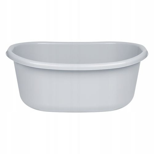 DUŻA MISKA WANIENKA OWALNA PLASTIKOWA Z UCHWYTAMI KOSZ NA PRANIE 45L SZARA na Arena.pl
