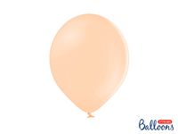 Balony pastelowe pomarańczowe jasne brzoskwiniowe, 30 cm  10 szt.
