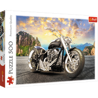 Puzzle - 500 - Czarny motocykl - Trefl 37384