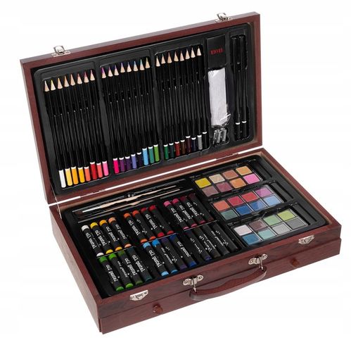 Zestaw do Malowania Artystyczny dla Dzieci Walizka Malarski Plastyczny Duży na Arena.pl