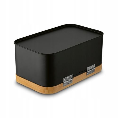 CHLEBAK STALOWY BAMBUSOWY POJEMNIK STALOWY NA BUŁKI CHLEB PIECZYWO BAMBUS na Arena.pl