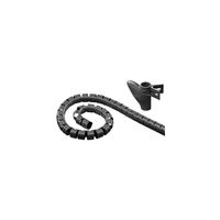 OSŁONA KABLOWA TECHLY  25MM X 2,5M CZARNA