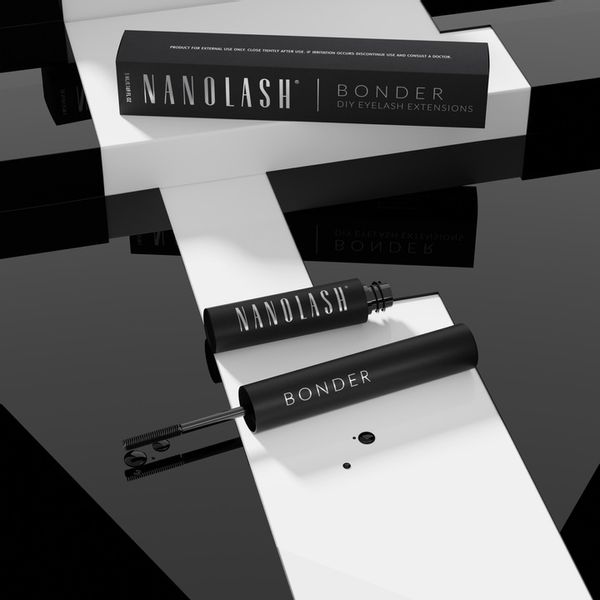 Bonder do sztucznych rzęs w kępkach Nanolash 5 ml - przedłużanie rzęs DIY zdjęcie 3