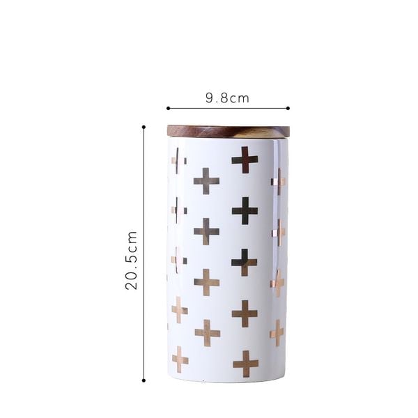 Nordic  - Ceramiczny Pojemnik Do Przechowywania Żywności - Puszka 1 zdjęcie 11