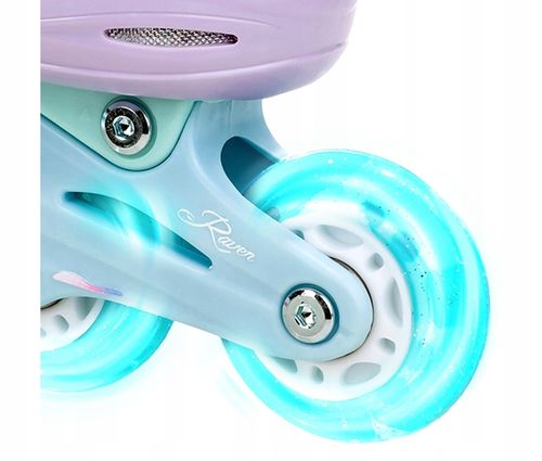 Rolki Regulowane RAVEN Isla 30-33 Kółka LED na Arena.pl