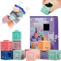 Miękkie Klocki Sensoryczne 12 sztuk woreczek