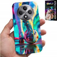 ETUI DO OPPO RENO12 F / 12FS 5G - PIŁKA NOŻNA FOOTBALL PIŁKARZE + SZKŁO