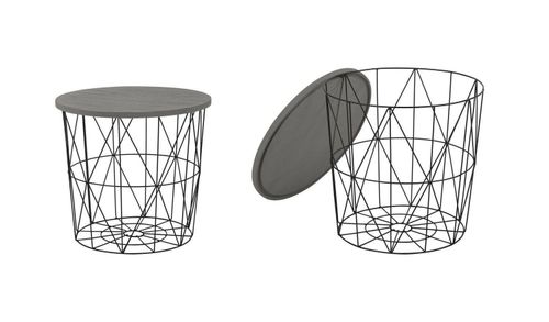 Stolik kawowy Skalba czarny, szary na Arena.pl