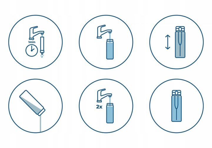 4x Filtr węglowy Wessper Clarti do butelki filtrującej Wessper ActiveMax zdjęcie 3