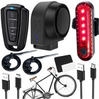 Zabezpieczenie rowerowe alarm Gotel Alarm rowerowy 2w1