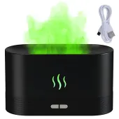 Nawilżacz powietrza ogień dyfuzor z led rgb kominek mgiełka zapachowa