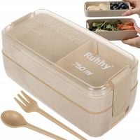 Śniadaniówka Lunchbox 750ml Pojemnik na śniadanie do Szkoły Pracy Szczućce