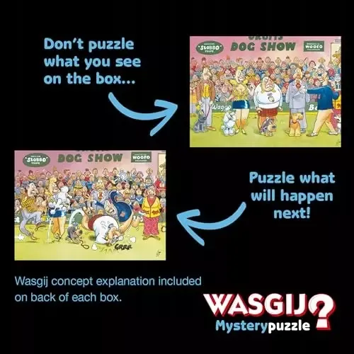 Wasgij Retro Mystery 8 The Final Hurdle | Jigsaw Puzzle For Adults 1000 Pie na Arena.pl