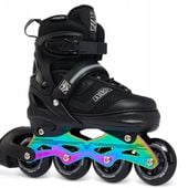 Rolki Regulowane RAVEN Drill Black Neo Chrome Junior 34-37