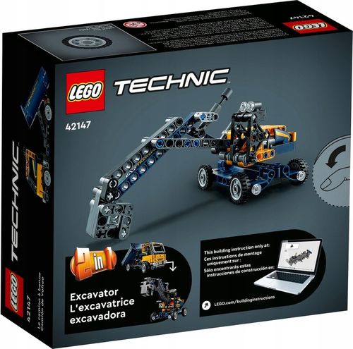 LEGO 42147 TECHNICS Wywrotka Koparka 2w1 na Arena.pl