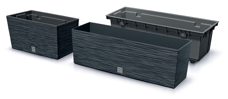 Doniczka podłużna FURU DFC400 Skrzynka z wkładem zdjęcie 3