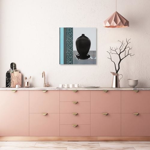 Deco Panel, Abstrakcyjny wazon 58x58 na Arena.pl