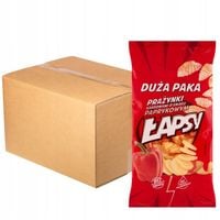 Łapsy Prażynki karbowane o smaku paprykowym 110 g x 16 sztuk