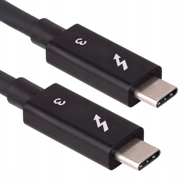 Kabel USB Akyga AK-USB-33 USB type C Thunderbolt 3 (m) / USB type C Thunder zdjęcie 2