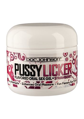 lubrykant do seksu oralnego pussy licker strawberry 59ml doc johnson na Arena.pl