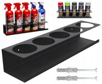 Wieszak warsztatowy na SPRAYE, PUSZKI, BUTELKI, PIANKI MONTAŻOWE - 5 miejsc