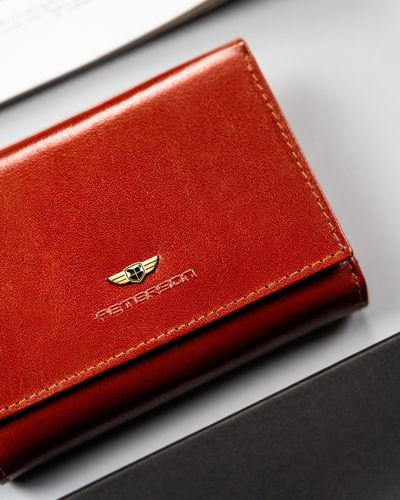 elegancki portfel damski ze skóry naturalnej - peterson na Arena.pl