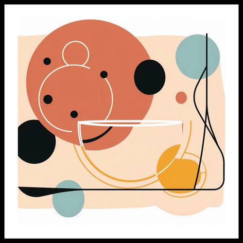 Plakat 70x70cm Harmonia Ciepła na Arena.pl