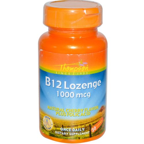 Thompson Witamina B12 1000 mcg + B9 30 pastylek na Arena.pl