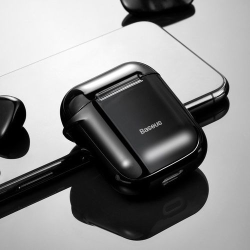 Etui Baseus Shining Hook Case Do Apple Airpods (Czarne) na Arena.pl