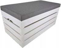 Pufa tapicerowana Robeel szary