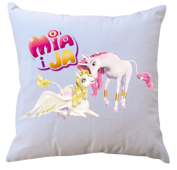 Poduszka z wkładem Mia i Ja zdjęcie 1
