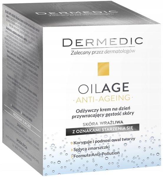 Dermedic Oilage Krem do twarzy Odżywczy + Krem pod oczy Przeciwzmarszczkowy zdjęcie 6