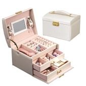 Kuferek na biżuterię Szkatułka pudełko organizer