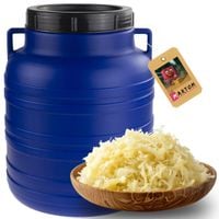 Beczka Plastikowa Do Kiszenia Ogórków Kapusty 10L Z Uchwytem