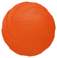 Zabawka dla psa gumowe frisbee o zapachu wanilii pomarańczowe 22cm