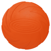 Zabawka dla psa gumowe frisbee o zapachu wanilii pomarańczowe 22cm
