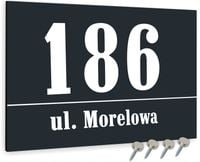 Tabliczka ADRESOWA ALUMINIOWA Tablica NUMER DOMU