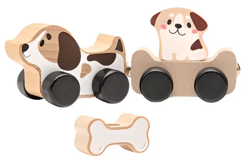 Drewniane zwierzątka, Mądre szczenięta na Arena.pl