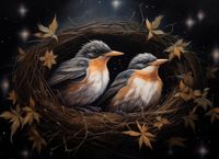 Plakat 55x40cm Gwiezdne Przytulenie