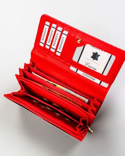 portfel damski pu chwj-05-4788 red na Arena.pl