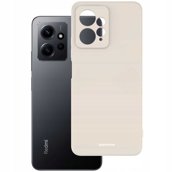 Spacecase Silicone Case Redmi Note 12 4G Bone zdjęcie 2