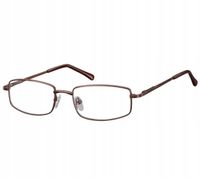 Okulary zerówki Oprawki KOREKCYJNE Optyczne SUNOPTIC Męskie/Damskie BRĄZ